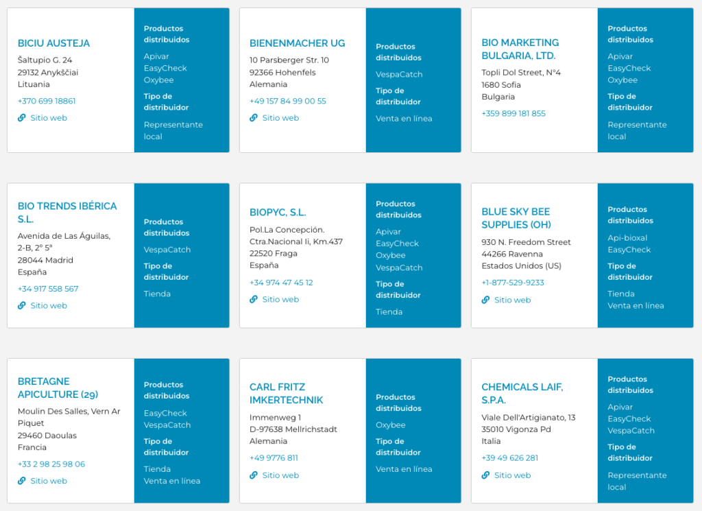 ¿Buscando un distribuidor cerca de usted?