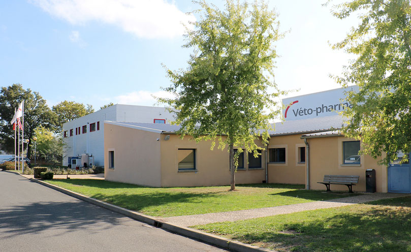 Site de production Véto-pharma aux normes BPF situé au cœur de la France